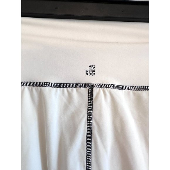 WeWoreWhat NWT $78 Corset Biker Short Off White WWAB13-01F21 Athletic XL - Picture 3 of 5